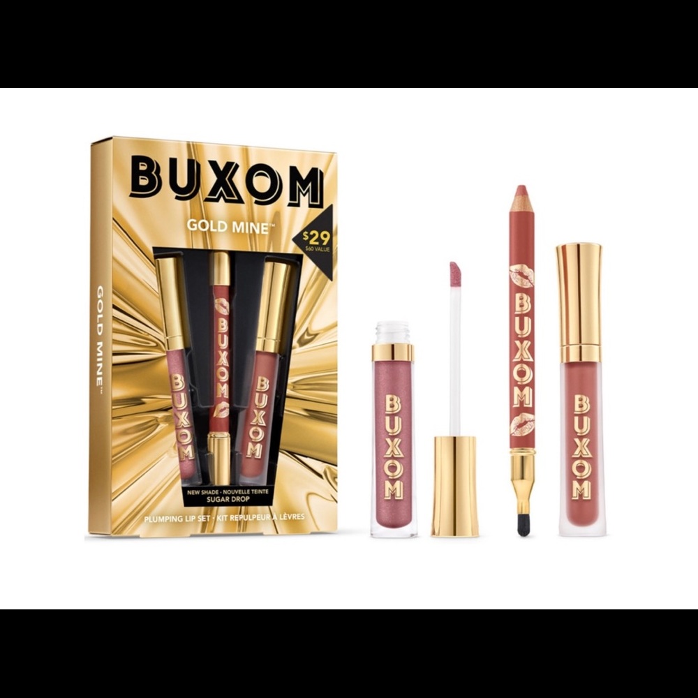 ** NEW ** Buxom’s Gold Mine Plumping Lip Set
